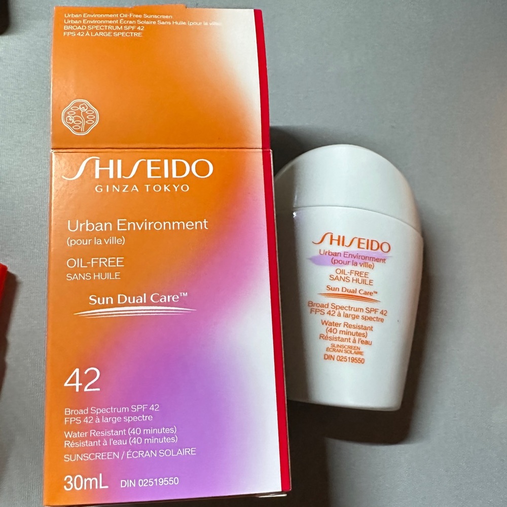 Brand new Shiseido sunscreen